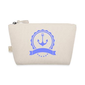 Anker abzeichen Nautik Logo - Bio-Täschchen - Natur - Vorne