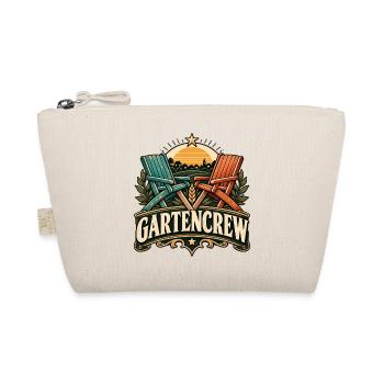Gartencrew – Dorf & Gartenliebe Geschenkidee - Bio-Täschchen - Natur - Vorne