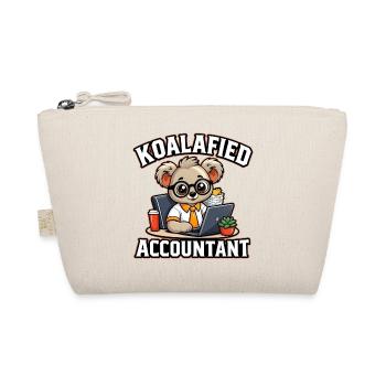 Süßer Koalafied Buchhalter, CPA, Steuerbuchhalterin Kunst - Bio-Täschchen - Natur - Vorne