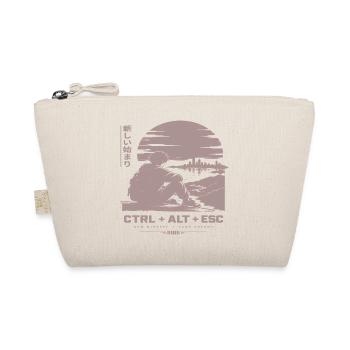 Neue Horizonte: CTRL ALT ESC Retro-Szene - Bio-Täschchen - Natur - Vorne