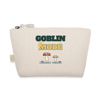 Goblin-Modus Pilzsammler - Bio-Täschchen - Natur - Vorne