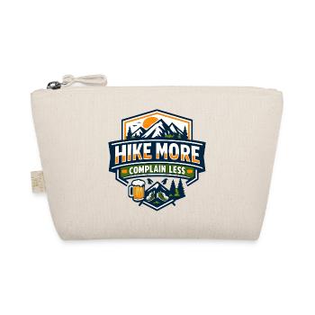 Hike More Complain Less Mountain Tee - Bio-Täschchen - Natur - Vorne