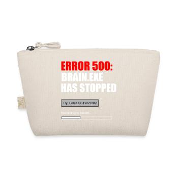 Fehler 500 Brain.exe Crash Tech Grafik-Tee - Bio-Täschchen - Natur - Vorne