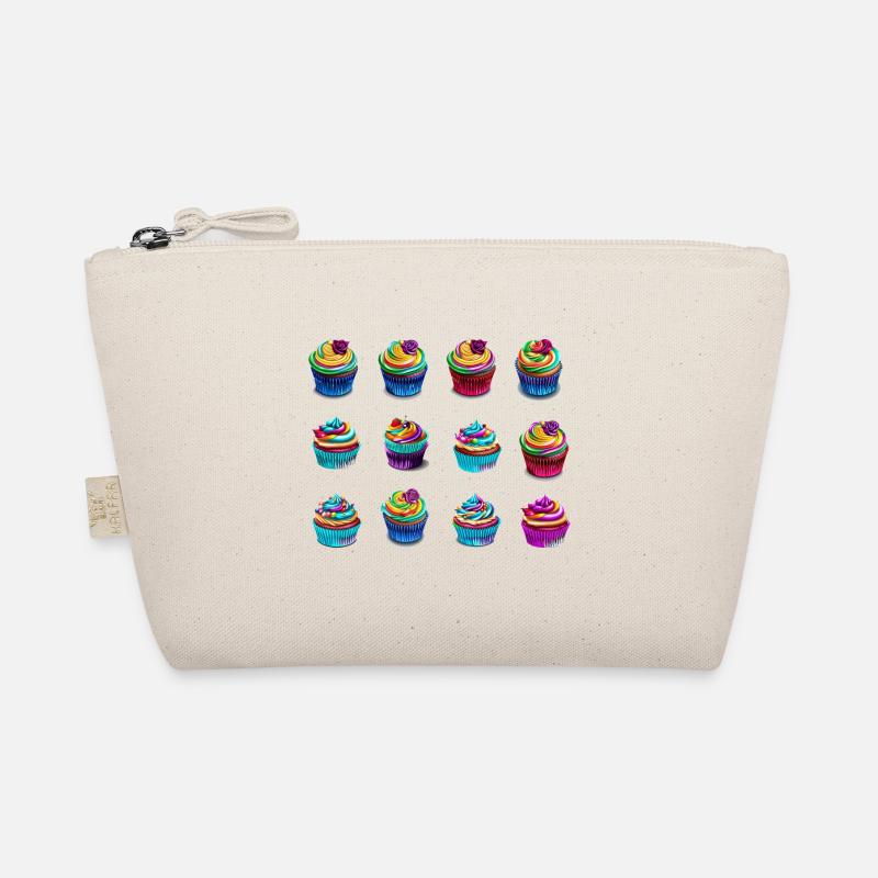 Bunte Muffins einfach lecker Bio-Täschchen