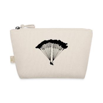 Parachutiste en silhouette nuageuse - Trousse biologique - nature - Devant