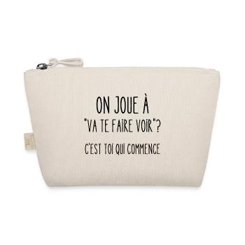 on joue à va te faire voir - Trousse biologique - nature - Devant