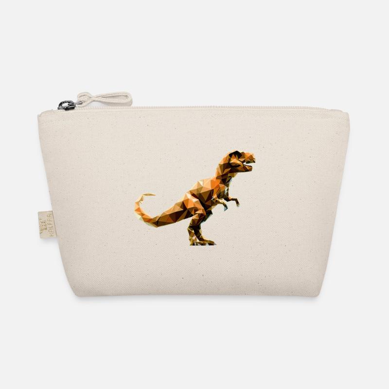 Dinosaur Tyrannosaurus Polygon T-Rex Organic Pouch