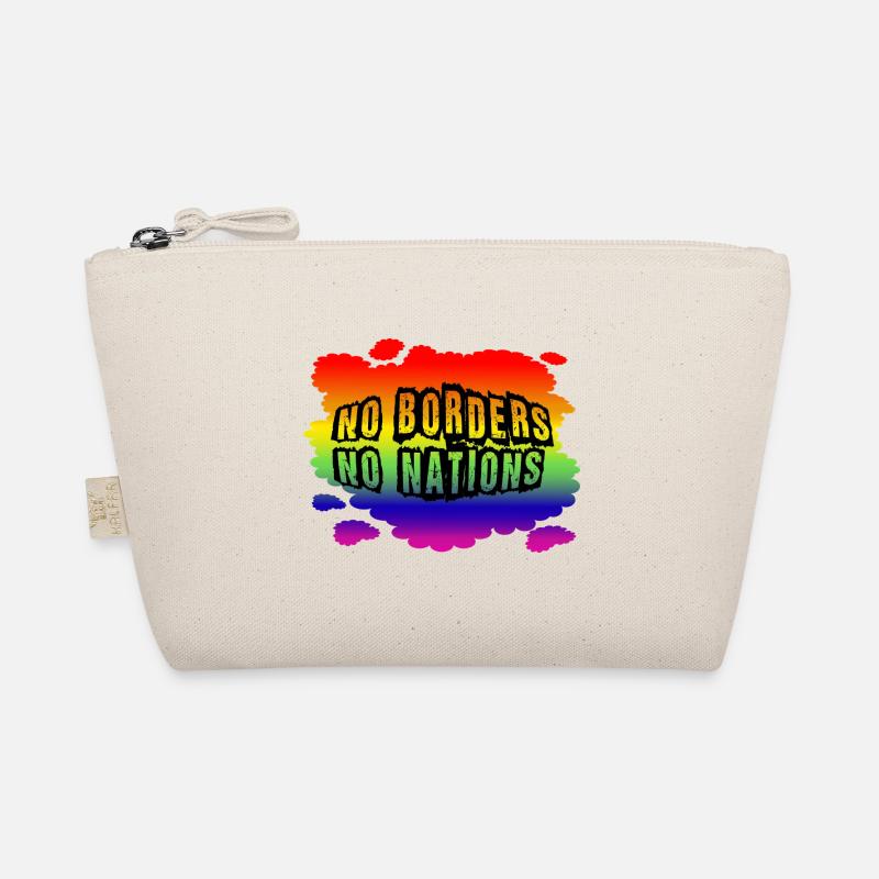 Stop AfD against right, democracy, diversity, left Organic Pouch