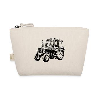 Belarus Traktor Landwirt Geschenk Stall - Bio-Täschchen - Natur - Vorne