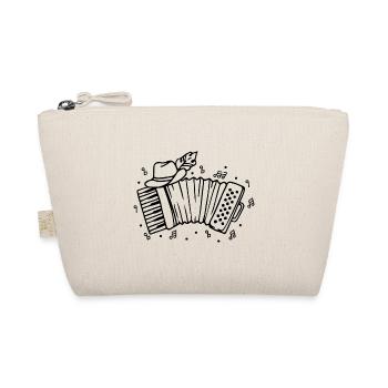 Noten Geschenk Akkordeon Ziehharmonika Volksmusik - Bio-Täschchen - Natur - Vorne