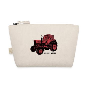 Belarus mts Traktor Landwirt Geschenk - Bio-Täschchen - Natur - Vorne