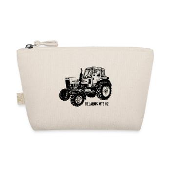 Belarus mts Traktor Landwirt Geschenk - Bio-Täschchen - Natur - Vorne