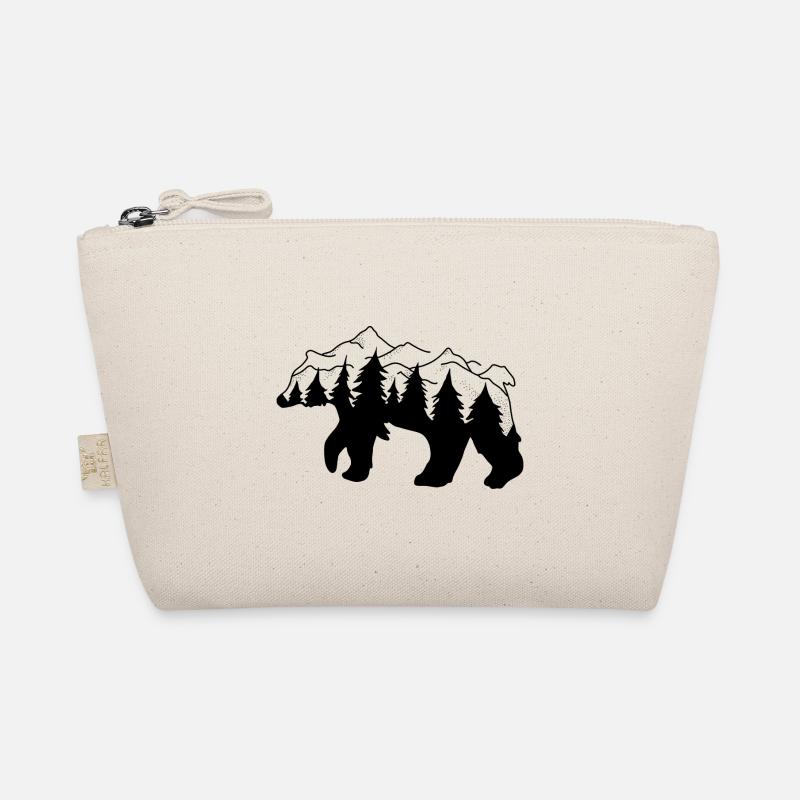 Bear forest mountains Organic Pouch