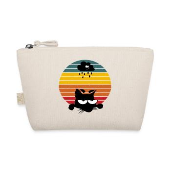 VINTAGE RETRO KATZE - Bio-Täschchen - Natur - Vorne
