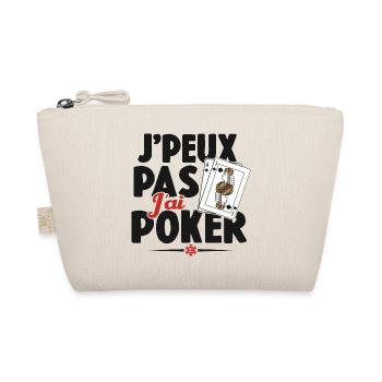 Je Peux Pas J'ai Poker Cadeau - Trousse biologique - nature - Devant