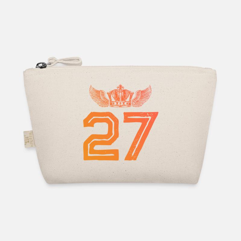 27 Number crown Organic Pouch