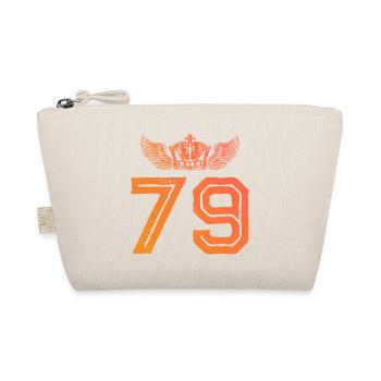79 Number crown - Organic Pouch - nature - Front