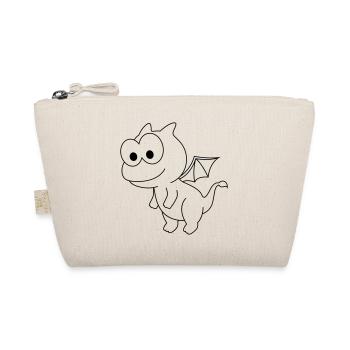 Dragon Comic Animal - Organic Pouch - nature - Front