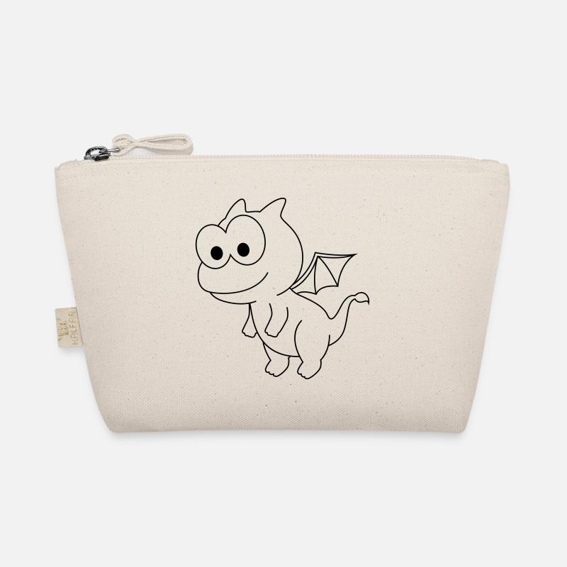 Drache Comic Tier Bio-Täschchen