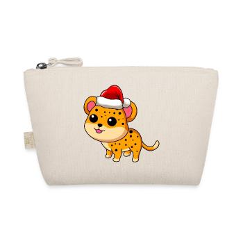 Léopard Comic Christmas - Trousse biologique - nature - Devant