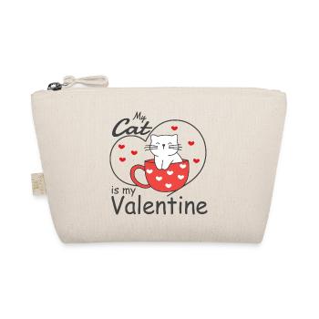 Saint-Valentin Mon chat est mon chat de la Saint-Valentin - Trousse biologique - nature - Devant
