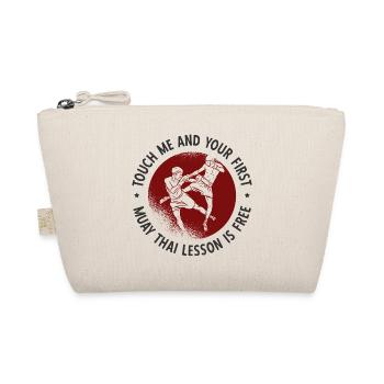 Thaiboxen Muay Thai - Bio-Täschchen - Natur - Vorne
