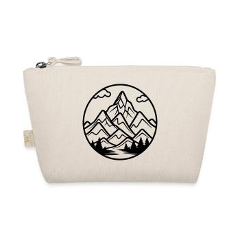Berge Symbol Natur - Bio-Täschchen - Natur - Vorne