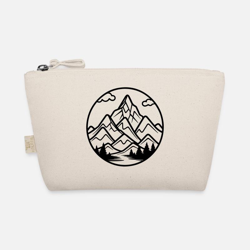 Berge Symbol Natur Bio-Täschchen