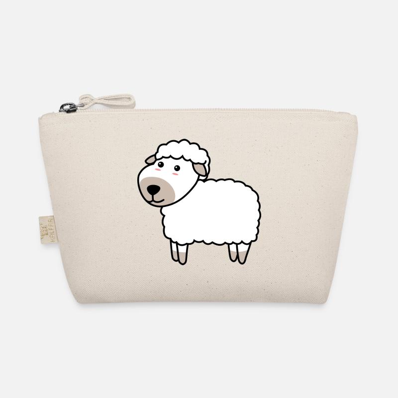 Schaf Comic Tier Bio-Täschchen