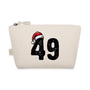 49 Zahl Weihnachten - Bio-Täschchen - Natur - Vorne