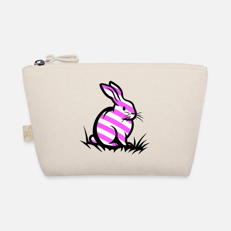Osterhase Ostern - Bio-Täschchen - Natur