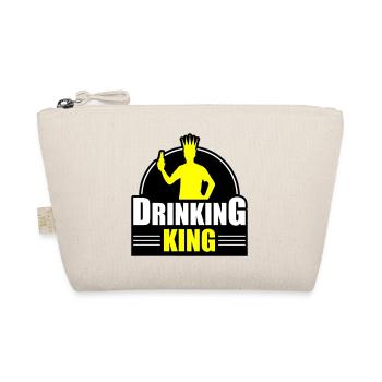 Drinker King Beer Drinking - Organic Pouch - nature - Front