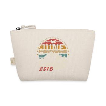 Juni 2015 Geburtstag Juni 2015 Geschenk Juni 2015 - Bio-Täschchen - Natur - Vorne