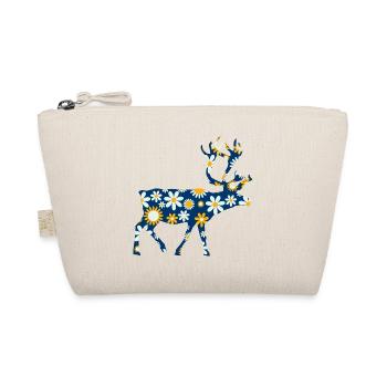 Reindeer Rennes Scandinavia - Organic Pouch - nature - Front