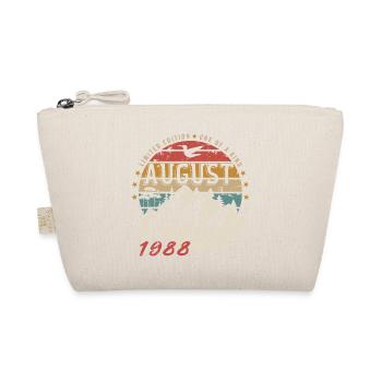 Août 1988 - Fabriqué En Août 1988 - Vintage 1988 - Trousse biologique - nature - Devant