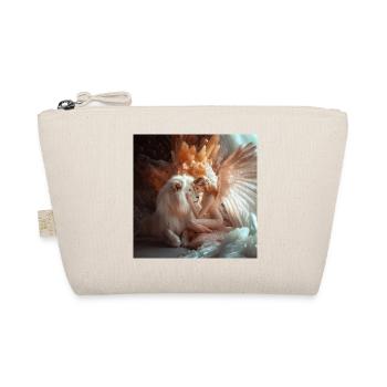 Angels and their lion - Organic Pouch - nature - Front