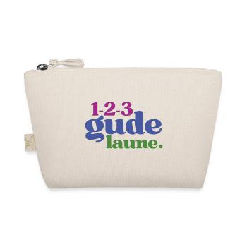 123 Gude Laune - Spruchmotiv für gute Laune - Bio-Täschchen - Natur - Vorne