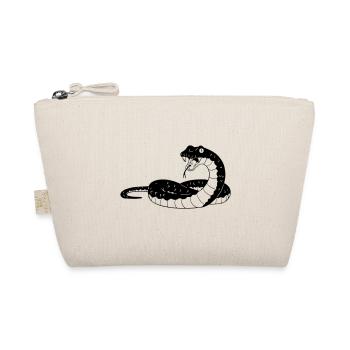 Hissing Snake Encounter - Organic Pouch - nature - Front