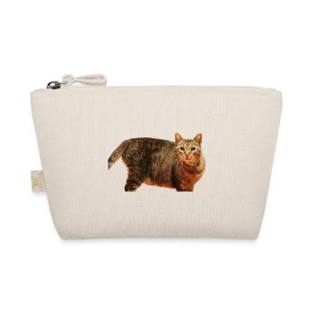 Cat Kitten - Organic Pouch - nature - Front