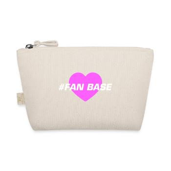 Fan Base Herz Liebe - Bio-Täschchen - Natur - Vorne