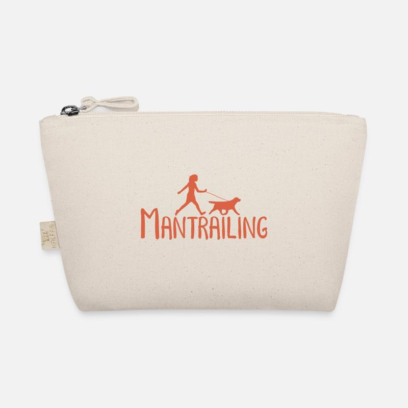 Mantrailing Suchhund Geschenk Hundeliebhaber - Bio-Täschchen - Natur