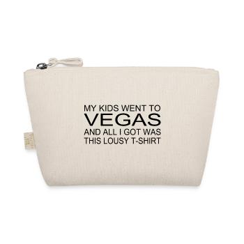 Souvenir-Shirt - "Meine Kinder waren in Vegas" - Bio-Täschchen - Natur - Vorne