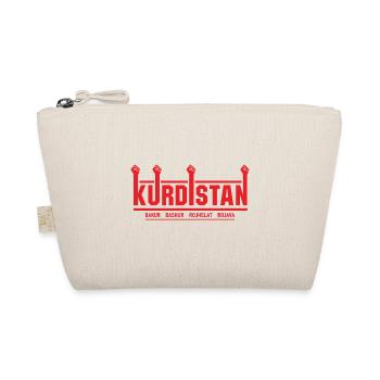 Kurdistan Kurde Geschenk Kurdisch Flagge Heimat - Bio-Täschchen - Natur - Vorne