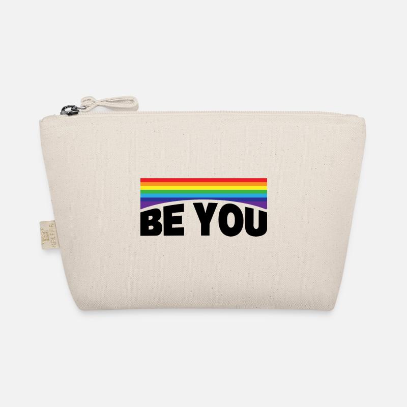 Be you LGBT Spruch Geschenk Pride Rechte Bio-Täschchen