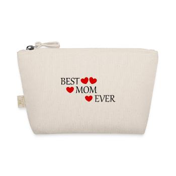 Saying Mother's Day Best Mom in the World Mother's Day Mom - Organic Pouch - nature - Front