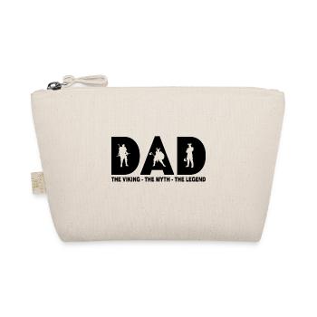 Dad the viking the myth the legend Geschenk - Bio-Täschchen - Natur - Vorne
