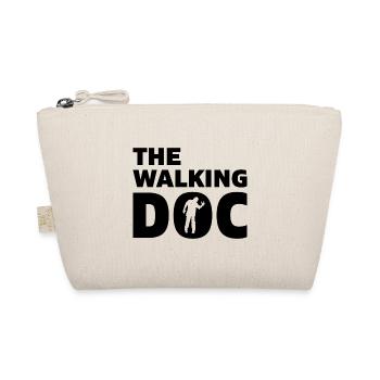 Walking Doctor Degree Phd gift - Organic Pouch - nature - Front