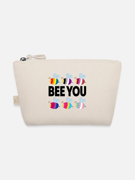 Bee you LGBTQ Pride Month Gay Lesbian - Bio-Täschchen - Natur