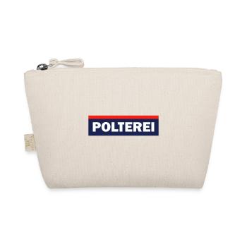 Polterei Geschenk Österreich Lederhose - Bio-Täschchen - Natur - Vorne