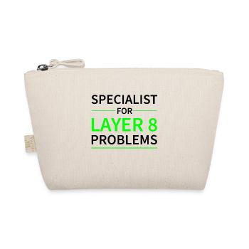 Specialist for layer 8 problems gift code - Organic Pouch - nature - Front
